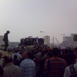 Protest v Kairu (photo: Wikimedia Commons)