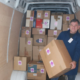 Kontingent humanitarne pomoči za Aleksinac in Niš (photo: Nadškofijska Karitas Maribor)