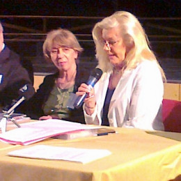 Olga Budja na konferenci slovenskih glasbenikov iz sveta in Slovenije (photo: Matjaž Merljak)