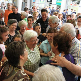 Maria Voce v Sloveniji (photo: www.gibanjefokolarov.si)
