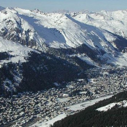 Švicarsko mesto Davos (photo: Wikipedia)