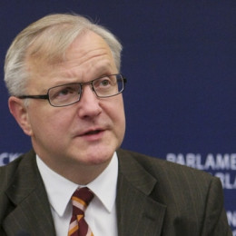 Evropski komisar za denarne in gospodarske zadeve Olli Rehn; foto: Evropska komisija (photo: Evropska komisija)