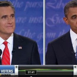 Mitt Romney in Barack Obama (photo: CNN; Mitt Romney in Barack Obama)