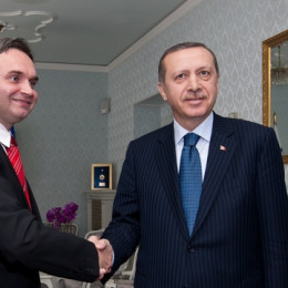 Zijad Bećirović in Recep Tayyip Erdogan (photo: OA Zijada Bećirovića)