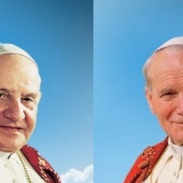 Janez XXIII. in Janez Pavel II. (photo: www.2papisanti.org/)