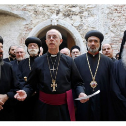 verski voditelji v molitvi za mir (photo: Radio Vatikan)
