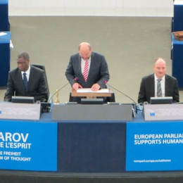 Podelitev nagrade Saharova v Evropskem parlamentu (photo: Alen Salihović)