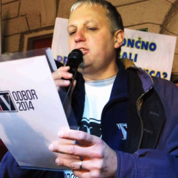 Aleš Primc na shodu Odbora 2014 (photo: Odbor 2014)