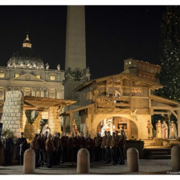 jaslice na Trgu sv. Petra (photo: Radio Vatikan)