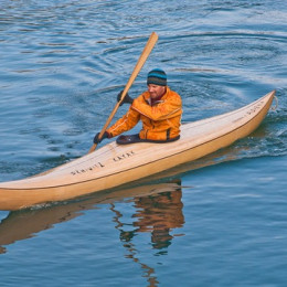 Uroš Šivic v plovbi s svojim čolnom (photo: Osebni arhiv)