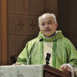 K rojakom vsak mesec prihaja Karel Bolčina (photo: Slovenska oddaja Radia Vatikan)