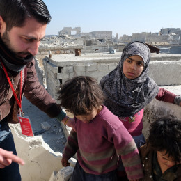 Sirija, sirski otroci (photo: Caritas Internationalis)