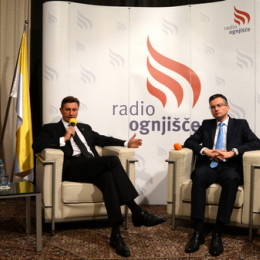 Borut Pahor in Marjan Šarec (photo: Rok Mihevc)