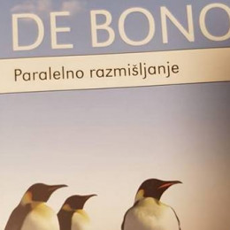 Zadnja knjiga, prevedena v slovenščino, Edwarda De Bona (photo: ARO)