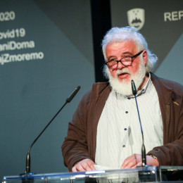Direktor NIJZ Milan Krek (photo: Anze Malovrh/STA)