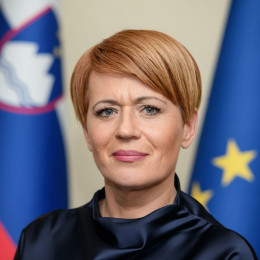 Predsednica stranke Naša dežela Aleksandra Pivec (photo: Nebojsa Tejic/STA)