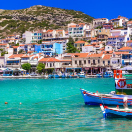 Grški otok Samos, kjer se bodo odvijale letošnje radijske počitnice med 13. in 20. septembrom (photo: kompas.si)
