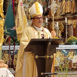 Škof Maksimilijan Matjaž na Ponikvi (photo: Robert Božič)