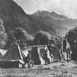 Skavtski tabor v Bohinju leta 1935 (photo: Pavel Kunaver, Public domain, via Wikimedia Commons)