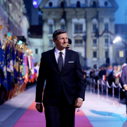 Osrednja drzavna proslava na predvecer dneva drzavnosti. Predsednik republike Borut Pahor. (photo: Jure Makovec/STA)