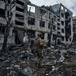 Rusija je vse sile usmerila v uničevanje domov in infrastrukture, ki je nujna za preživetje. (photo: Zelenski official / Telegram)