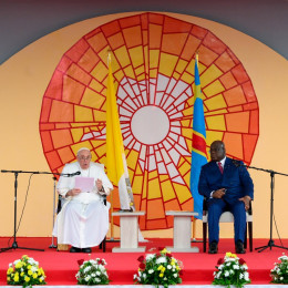 Papež Frančišek v Kongu (photo: Vatican Media)