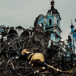 Uničene cerkve v Ukrajini (photo: Serhii Mykhalchuk / Global Images Ukraine)