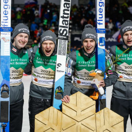 Svetovno prvenstvo v nordijskem smucanju.Ekipna moska preizkusnja na veliki skakalnici. (photo: Anže Malovrh/STA)