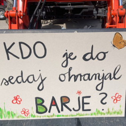 Protest kmetov na Igu (photo: KZ IG)