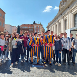 Mladi v Vatikanu (photo: Klemen Gartner )