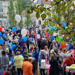 Pohod za življenje v Ljubljani 2022 (photo: Marjana Debevec)