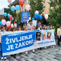 Pohod s transparenti po Mariboru (photo: Petra Burnik )