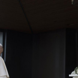 Papež v Fatimi leta 2017 (photo: Vatican News)