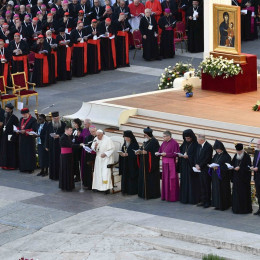 Molitveno bedenje z voditelji različnih krščanskih cerkva (photo: Vatican News)