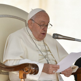 Papež med splošno avdienco (photo: Vatican News)