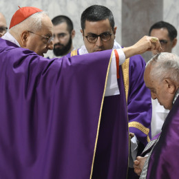 Obred pepeljenja v Rimu (photo: Vatican Media)