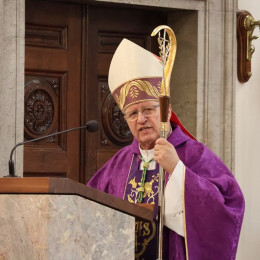 Škof Andrej Glavan (photo: Romarski urad Brezje)