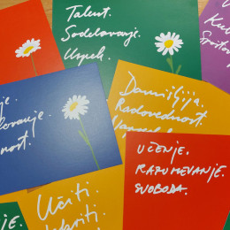 Razglednice s spodbudami za učenje vseh, vse dni in vse življenje  (photo: NL)