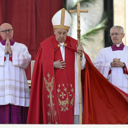 Papež na cvetno nedeljo  (photo: Simone Risoluti)