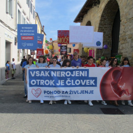 Pohod za življenje v Kopru (photo: Neva in Robert)