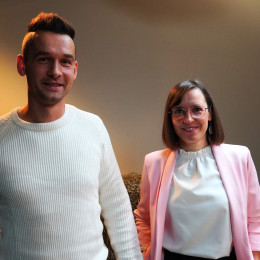 Aleš Čadež in Darja Ovsenik (photo: Jaka Korenjak)