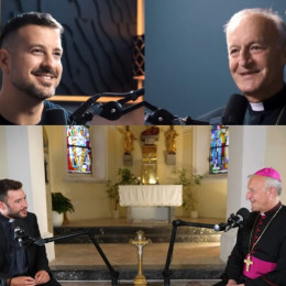 Škof Anton Jamnik v dveh podkastih pri Klemnu Selakoviču in Martinu Golobu (photo: posnetek zaslona)