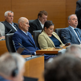 Predsednik SDS Janez Janša. (photo: Bor Slana/STA)