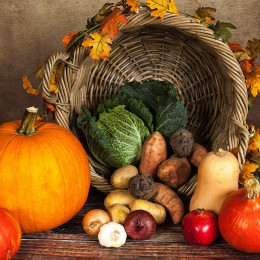Zahvalna nedelja (photo: Pixabay/Sabina Ripke/https://pixabay.com/photos/pumpkin-vegetables-autumn-basket-1768857/)