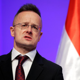 Madžarski zunanji minister Peter Szijjarto (photo: Daniel Novakovič/STA)