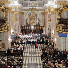 Jubilejni koncert cerkvenih glasbenikov v ljubljanski stolnici (photo: Jurij Dobravec)