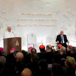 Nagovor libanonskim oblastem (photo: Vatican Media)