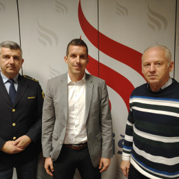 Manuel Vesel, Urban Kramar in Silvo Mesojedec (photo: ARO)