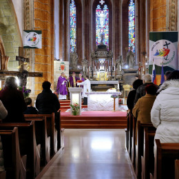 Škof Maksimilijan Matjaž (photo: Vatican News/Jože Potrpin)