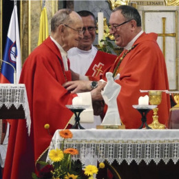 Nadškofa Kramberger in Cvikl (photo: Nadškofija Maribor)